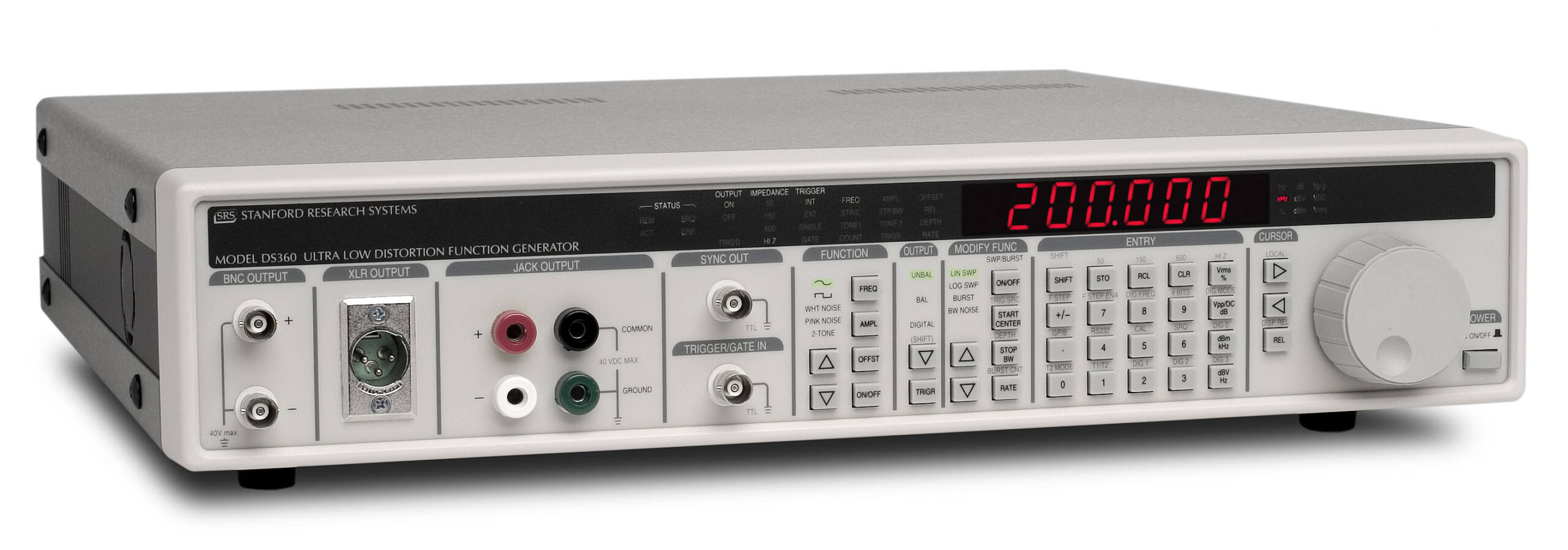 SRS Function Generator DS360 — 200 kHz low distortion generator