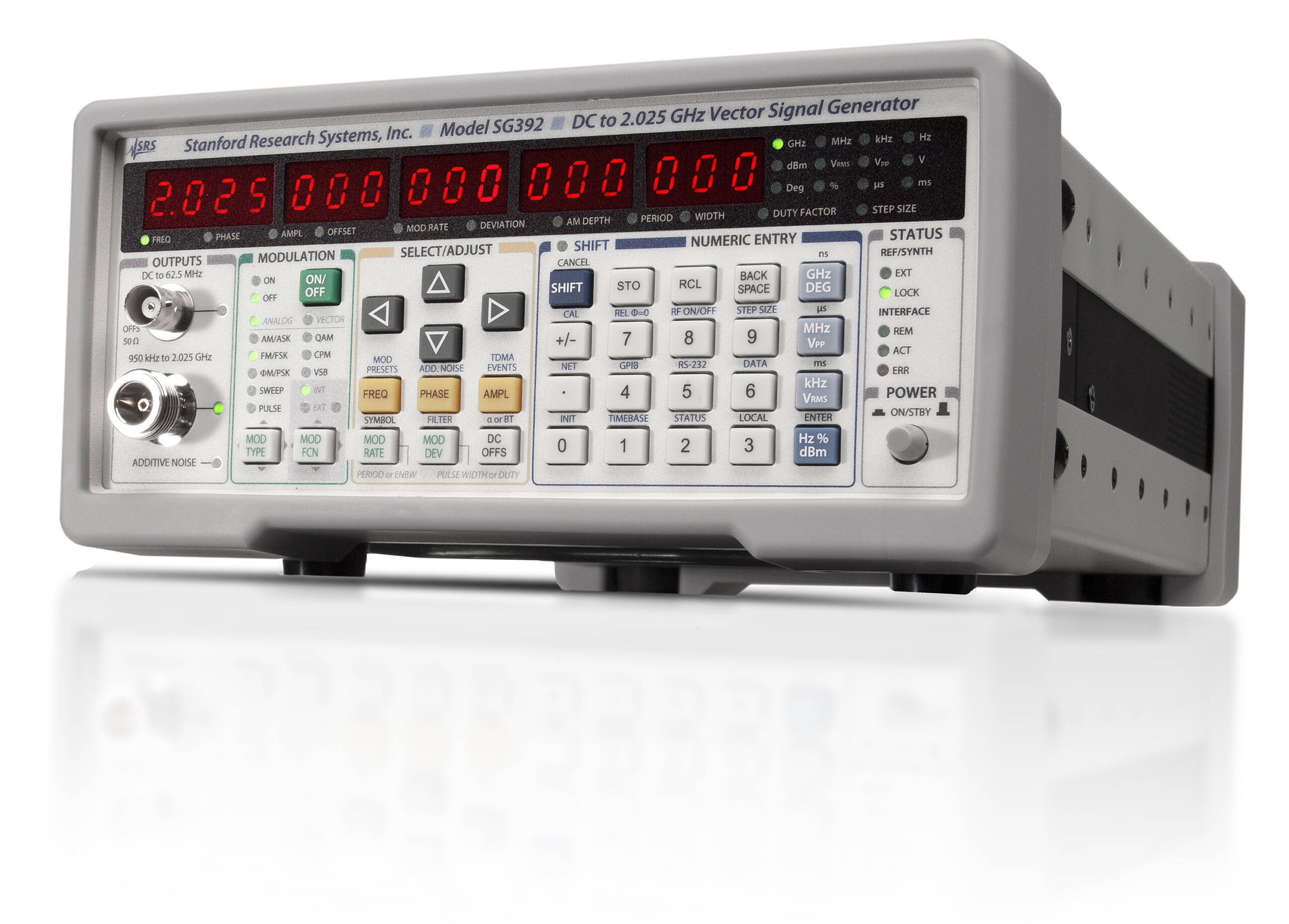 SRS Vector Signal Generators Vector signal generators to 2/4/6 GHz