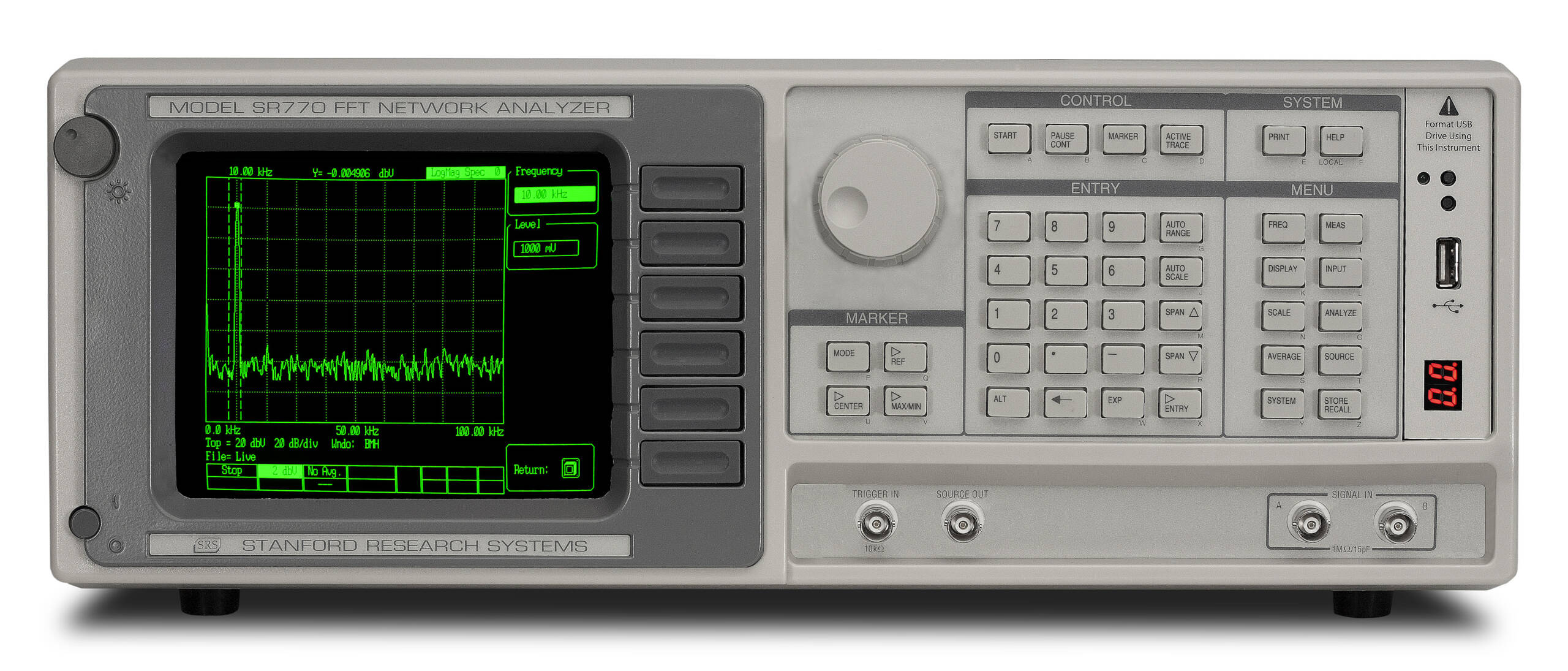 SRS FFT Analyzer SR770 — 100 kHz FFT analyzer - Image 2