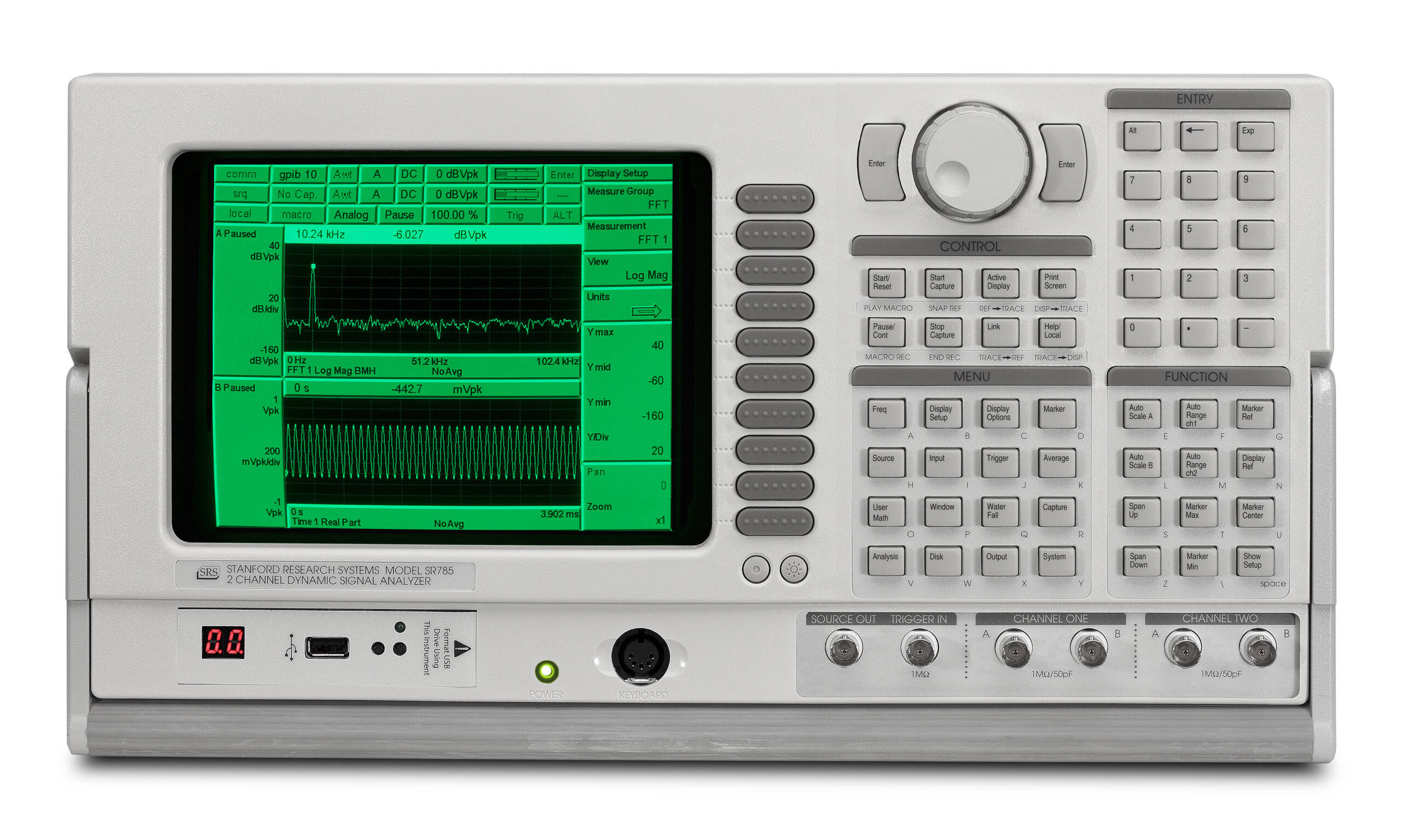 SRS Dynamic Signal Analyzer SR785 — 100 kHz 2-ch. FFT analyzer - Image 2